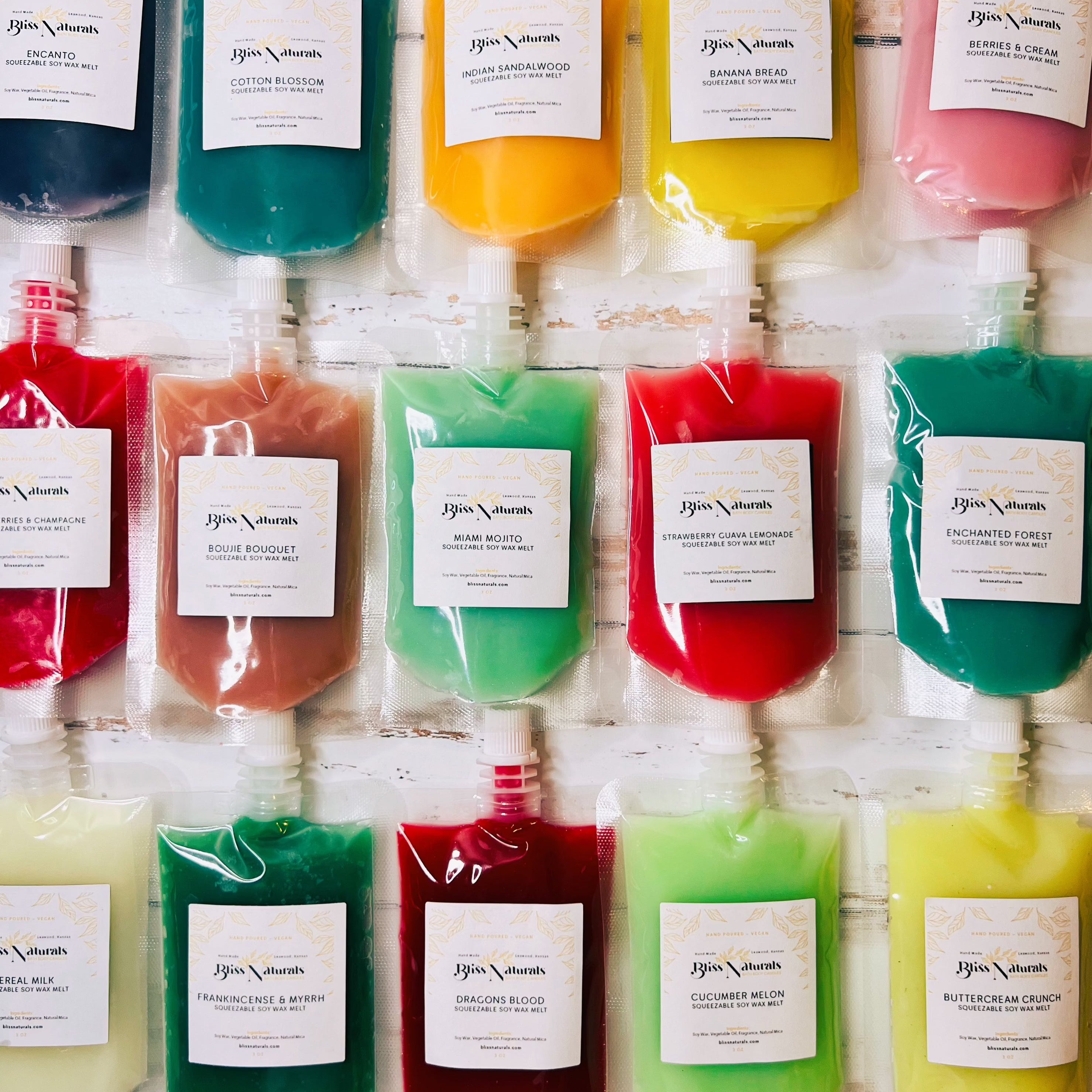 Squeezable Soy Wax Melts