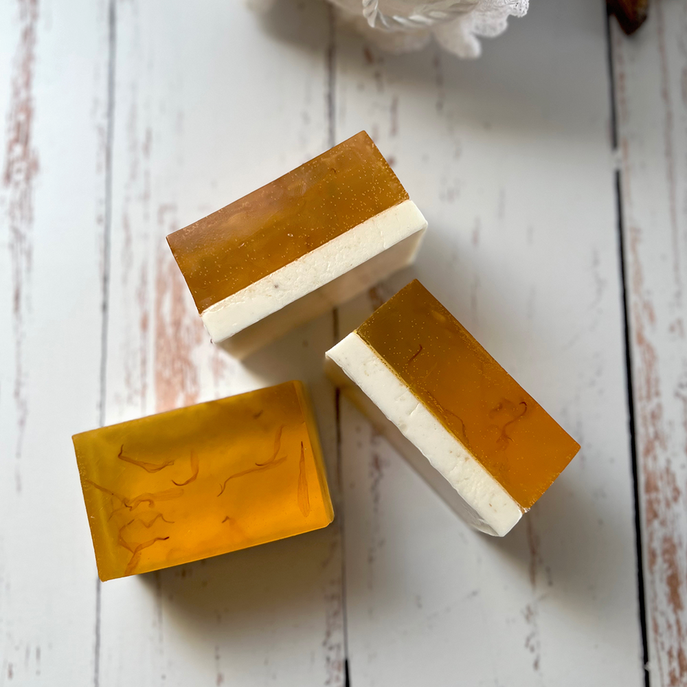 Calendula Honey & Oat Unscented Glycerin Soap