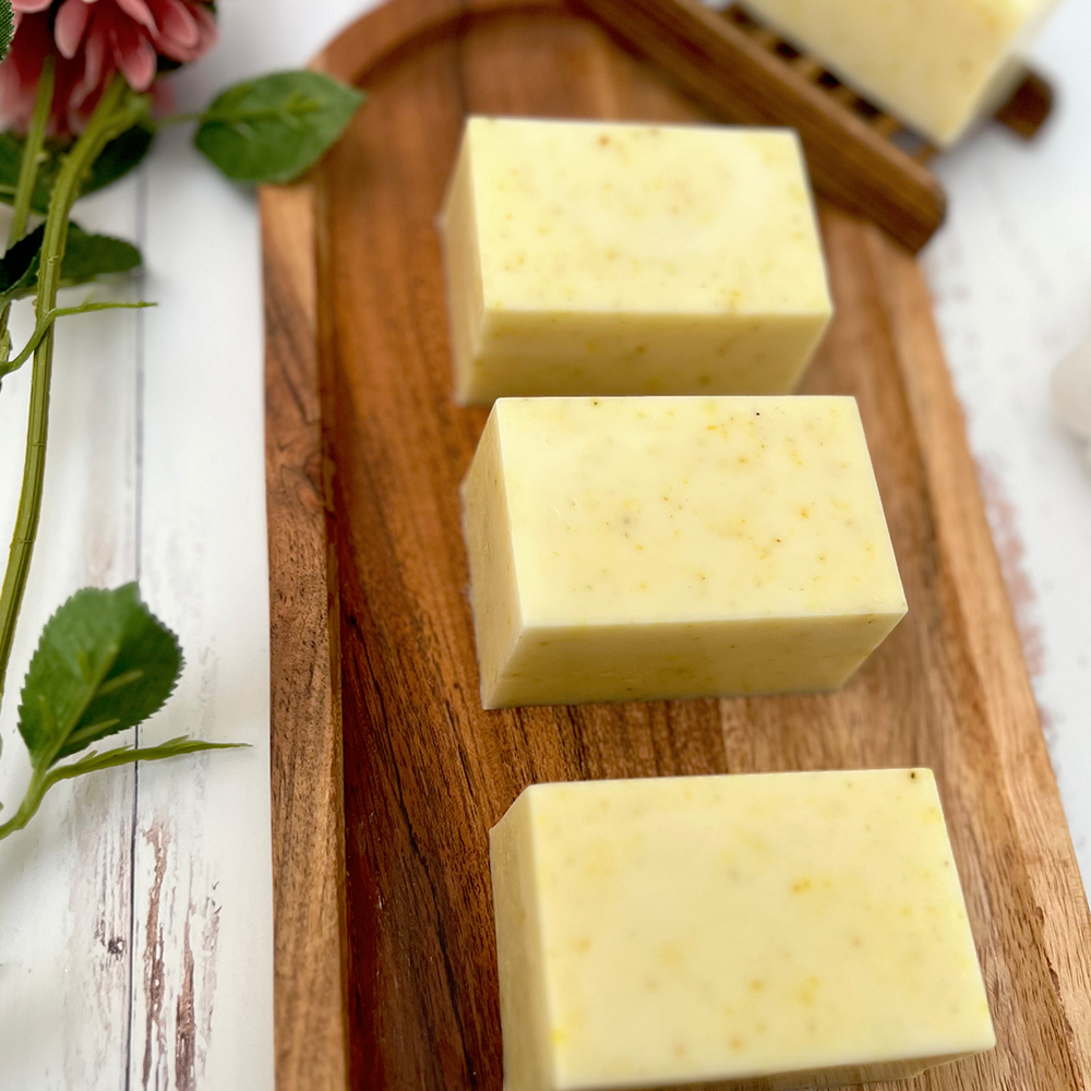 Chamomile & Calendula Unscented Goat Milk Soap