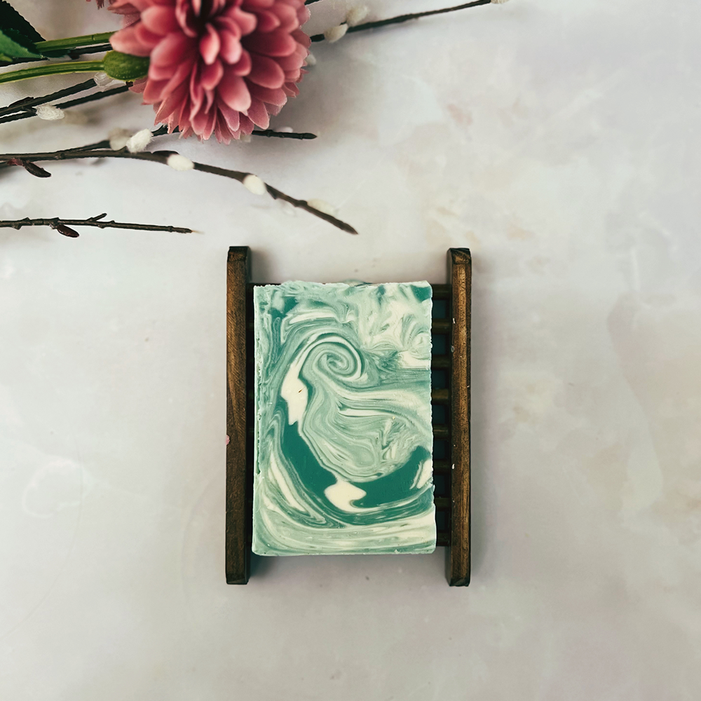 Cucumber Basil & Mint Artisan Soap (Half Bar)