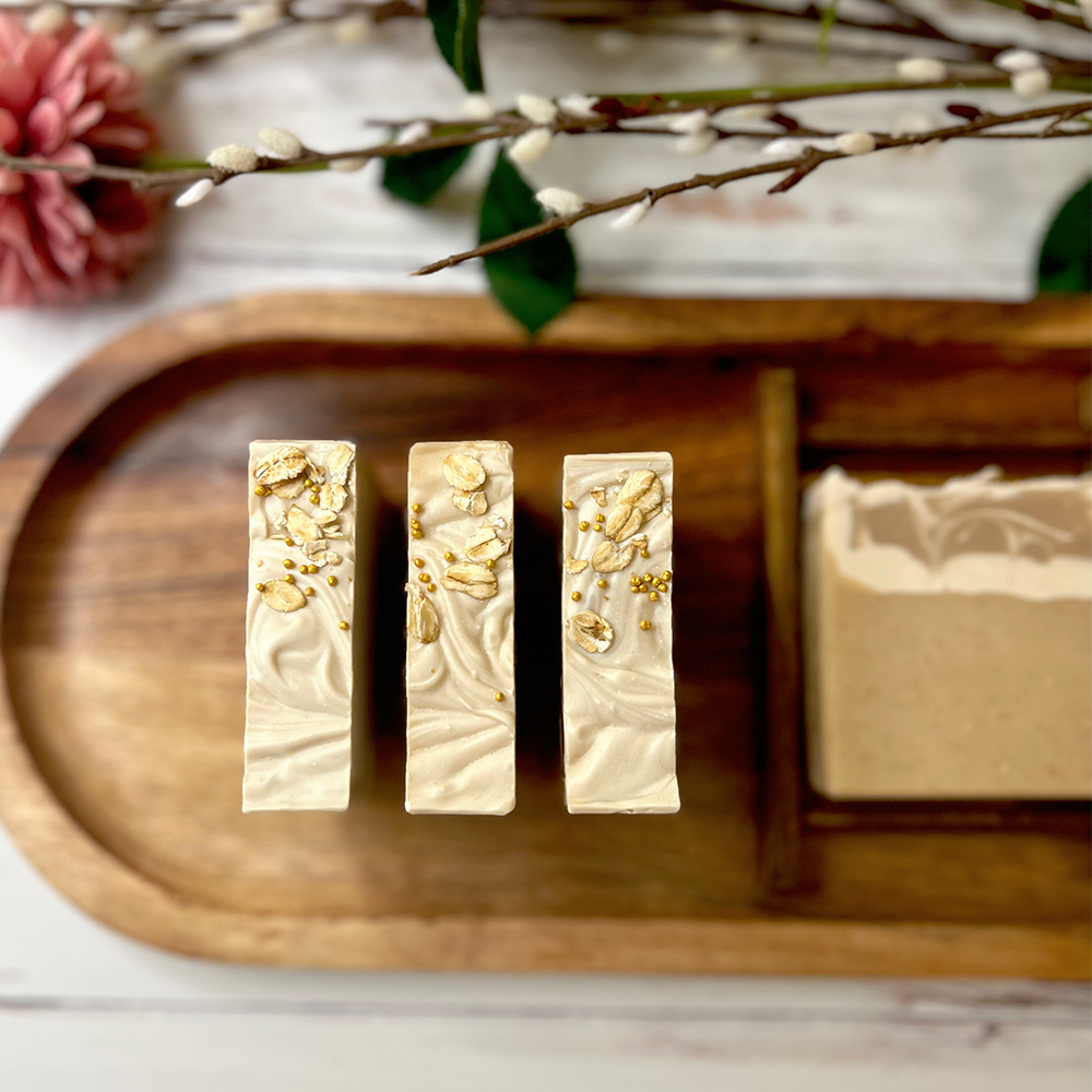 Goat Milk, Honey & Oat Herbal Infused Artisan Soap